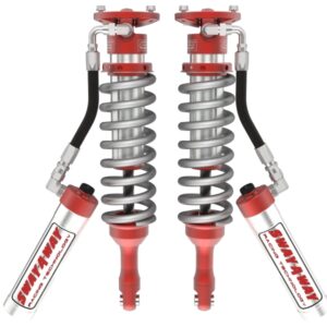 2.5-Inch Lift Kit With Front Coilover Kit With Compression Adjusters For 2005-2022 Toyota Tacoma L4 2.7L Sway-A-Way