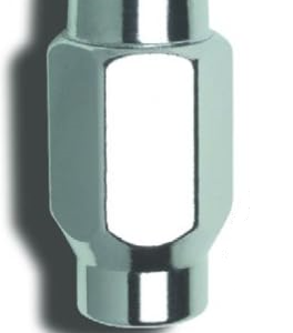 Gorilla Lug Nuts 1/2-20 Conical Seat Extended Thread Chrome