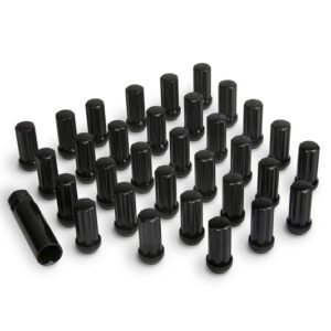ALLOYS LUG NUT KIT BLACK - 14X1.5 - 32 LUG NUTS WITH KEY
