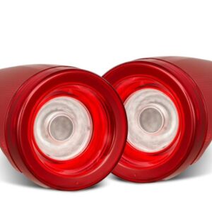 10-15 FERRARI 458 NOVA-SERIES PRISMATIC LED TAIL LIGHTS RED CLEAR