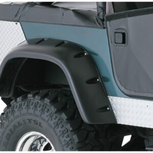 1959-1983 Jeep Cj5 Cutout Style Flares 2pc - Black