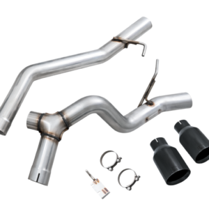 (Dual Exhaust) Conversion Kit with Diamond Black Tips for 2020+ Jeep Gladiator 3.6L Trail-to-Tread