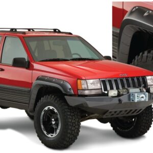 1993-1998 Jeep Grand Cherokee Cutout Style Flares 4pc - Black
