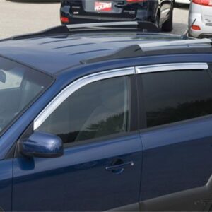 2005-2008 Hyundai Tucson (Set of 4) - Tape on Install Element Chrome Window Visors