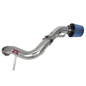 V6 Polished Cold Air Intake with Mr Technology and Web Nano-Fiber Dry Filter for 2009-2010 Mazda 6 3.7L