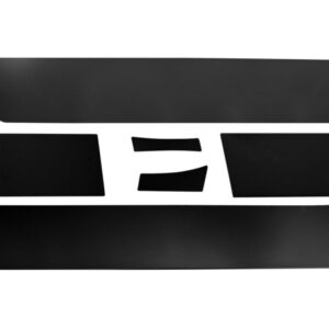 2007-2013 Chevy Silv Regular Cab 8-Foot Long Box - 6-Inch Wide - 12pcs Black Platinum Rocker Panels