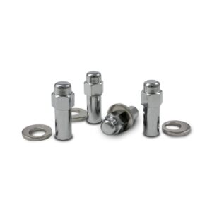 Gorilla Lug Nuts 1/2-20 Closed End Chrome Set of 4