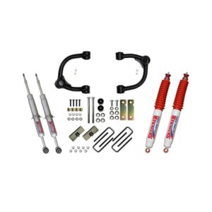 Upper Control Arm 3.0-Inch Lift Kit With Rear Blocks And Hydro Shocks For 2016-2020 Toyota Tacoma