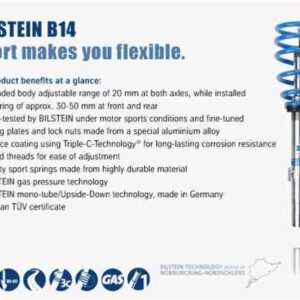 B14 (Pss) 2012-2013 BMW 328I/335I Front & Rear Performance Suspension Kit