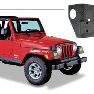 1997-2006 Jeep Wrangler Trail Armor Rear Corners - Black