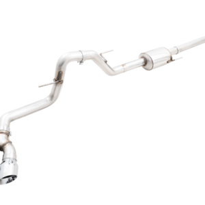 0FG 2021+ Ford F-150 Dual Side Exit Cat-Back Exhaust- 4.5-Inch Chrome Silver Tips