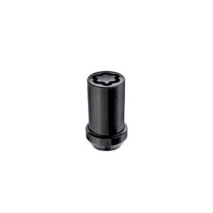 WHEEL LOCK NUT SET - 4PK. (TUNER/CONE SEAT) M14X1.5/22MM HEX/1.648-INCH LENGTH - BLACK
