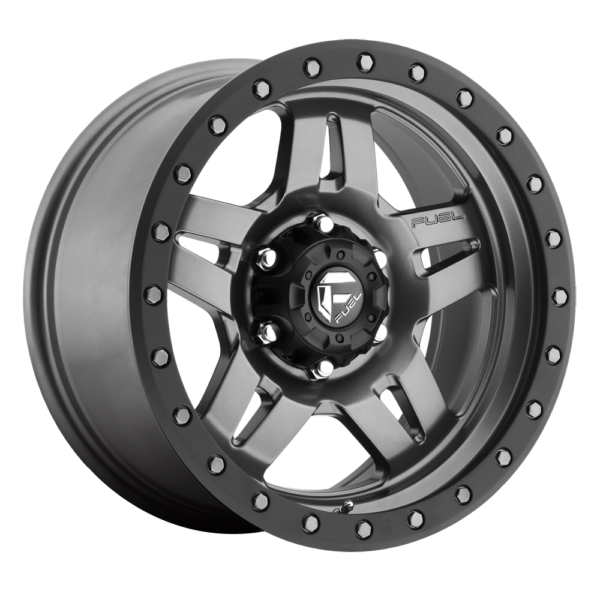 D558 ANZA Matte Gun Metal Black Bead Ring D558 ANZA Matte Gun Metal Black Bead Ring