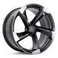 FCR-02 Rotor Style MACHINED BLACK