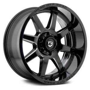 762BM PIVOT - Gloss Black With Milled Spoke Accents & Lip Logo
