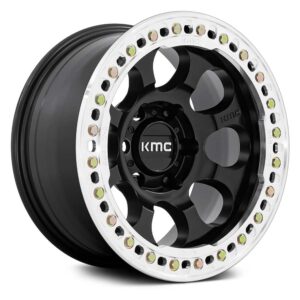 KM238 VI BEADLOCK - Satin Black W/ Machined Ring