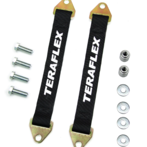 Teraflex 15.125" Front Suspension Limit Strap Kit | 3-4" Lift Lift Kit for Wrangler JK 2007-2018