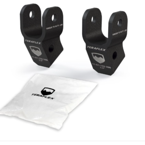 Teraflex Front 2" Shock Extension Bracket Kit | 2-2.5" Lift for Wrangler JL & Gladiator JT 2018+