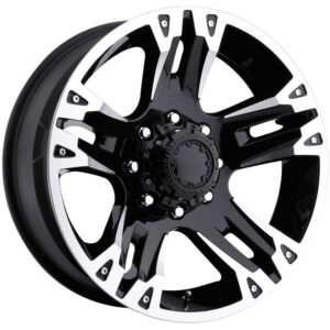 235B MAVERICK - Gloss Black With Diamond Cut And Clear Coat
