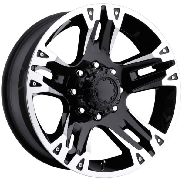 235B MAVERICK Gloss Black With Diamond Cut And Clear Coat