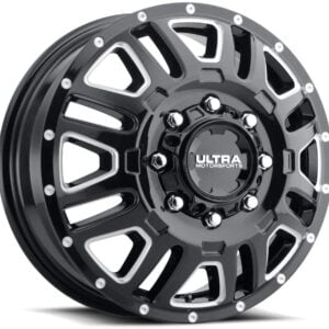 003RBM HUNTER DUALLY - Gloss Black With Milled Accents And Clear-Coat