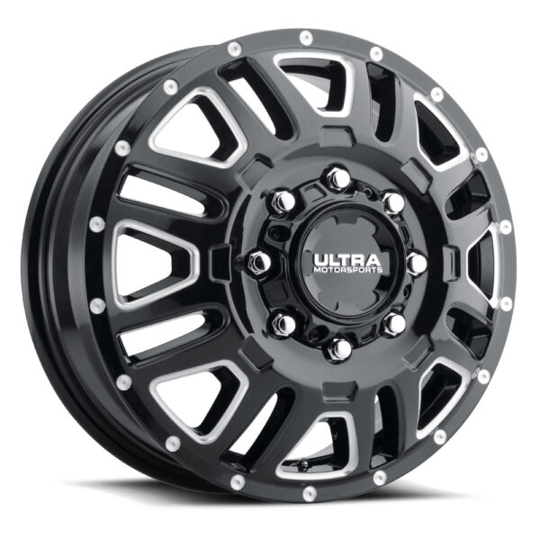 003SB HUNTER DUALLY Gloss Black W/Milled Accents