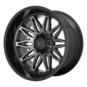 XD859 GUNNER - Gloss Black Machined With Gray Tint