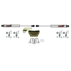 2000-2005 Ford Excursion ADX 2.0 Dual Stabilizer Kit With Cnc Machined Polished Aluminum.