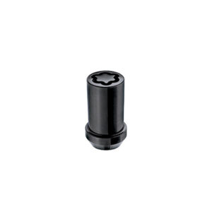 WHEEL LOCK NUT SET - 5PK. (CONE SEAT TUNER) M14X1.5/22MM HEX/1.648-INCH OAL - BLACK