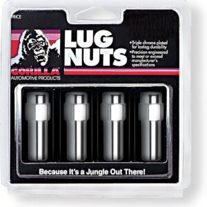 Gorilla Lug Nuts 1/2-20 Mag Seat Chrome Set of 4