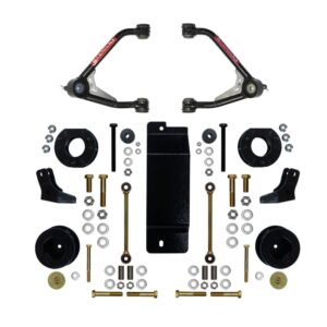 Upper Control Arm) 3.5-4-Inch Upper Control Arm Lift Kit With Rear Shock Brackets For 2015-2016 GM 1500 SUV 4WD (With Cast