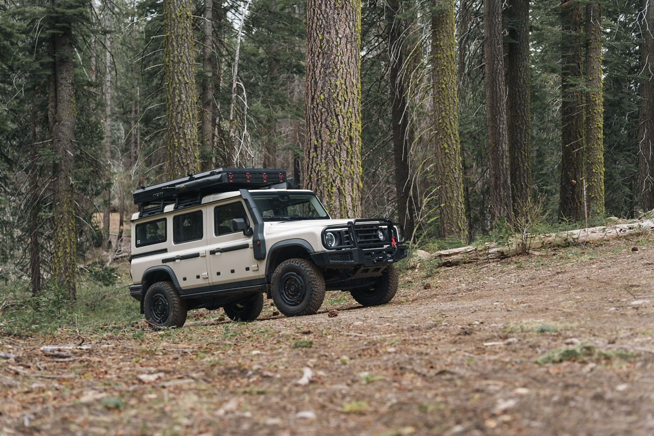 2025 Ineos Grenadier with Black Rhino ARX wheels and 285/70R17 tires
