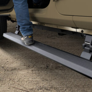 Realtruck 2018-2024 Jeep Wrangler 4DR Voltstep Electric Running Board Kit (Drilling Req.) - Tex. Black