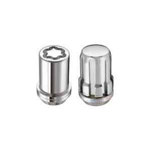 SPLINEDRIVE TUNER 5 LUG INSTALL KIT WITH LOCKS & TOOL (CONE) M12X1.5/13/16 HEX - CHROME (CS)