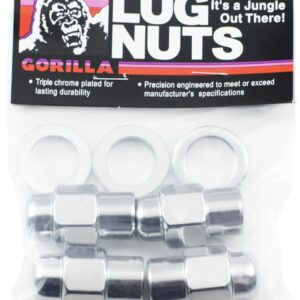 Gorilla Lug Nuts 1/2-20 Mag Seat Chrome Set of 4