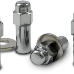 Gorilla Lug Nuts 1/2-20 Mag Seat Closed End Chrome Set of 4
