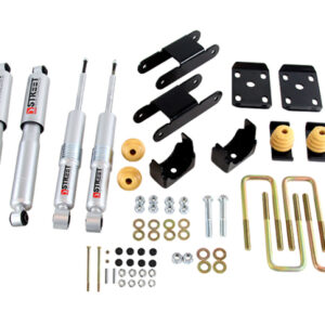 Lowering Kit For 2018-2020 Chevy Colorado/Canyon All Cab/Sb -0-3-Inch F/-4-Inch R With Street Performance Shocks