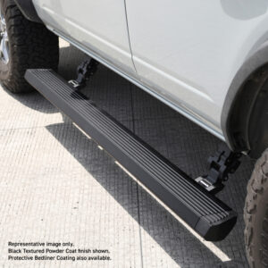 Realtruck 2018-2024 Jeep Wrangler 4DR Voltstep Electric Running Board Kit - Bedliner Coating