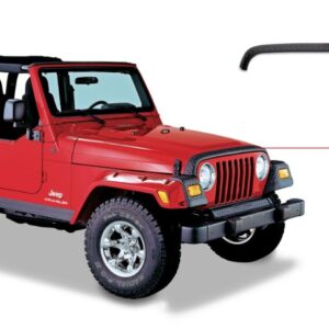 1998-2006 Jeep Tj Trail Armor Hood Stone Guard - Black