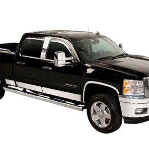 1999-2010 Ford Super Duty Crew Cab 8-Foot Long Box - 8-Inch Wide - 12pcs Stainless Steel Rocker Panels