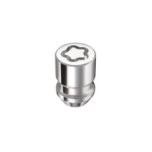 WHEEL LOCK NUT SET - 5PK. (CONE SEAT) M12X1.25/3/4 HEX/1.28-INCH LENGTH - CHROME