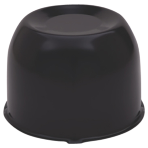 Gorilla Center Caps Closed End Black Bulk