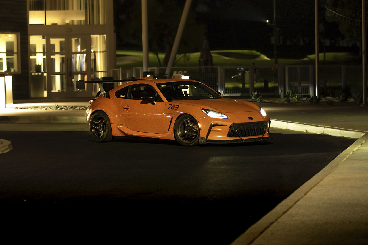 2022 Toyota GR86 on black 18x8.5 Motegi MR161 KOJIN wheels
